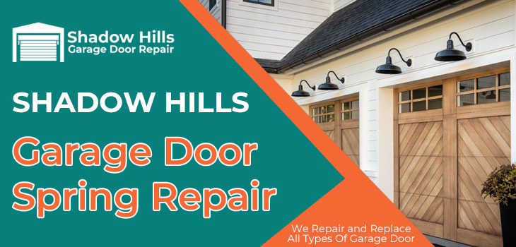 garage door spring repair in Shadow Hills