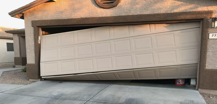 damaged garage door opener repair in Shadow Hills